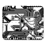 Circuit Board Line Can Illustrate The Scientific and Technical Home School Game Player Computer Worker MouseMat Mouse Padch
