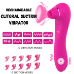 Clit Sucker Vibrator Sex Toy For Women Clitoral Sucking 10 Speed Rechargeable