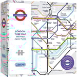 Gibsons TFL London Tube Map Jigsaw Puzzle (1000 bitar)