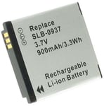 Batteri til SLB-0937 for Samsung, 3.6V (3.7V), 900 mAh
