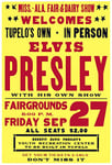 RR02 Vintage Elvis Presley The King Rock & Roll Concert Gig Band Advertisement Poster Print - A3 (432 x 305mm) 16.5" x 11.7"