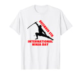 International Ninja Day Figurine de guerrier 5 décembre T-Shirt