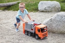 Lena Giga Trucks Garbage Truck Arocs With Labels, Modellsopbil, Garbage Truck, 3 År, Plast, Grå, Orange