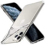 yksinkertainen iPhone 11 Pro Max -iskuja vaimentava silikonikuori