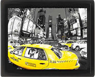 Empireposter – New York – Rush Hour Time Square – Taille (cm), env. 20 x 25–3D Poster Format A4, NEUF – Description : – Qui sont Poster 3D haute qualité dans un cadre Profilé encadrée, avec crochet de suspension à l'arrière et donc prêt à être. -