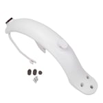 OhhGo Rear Mudguard Fender Bracket with Taillight and Hook for Xiaomi M365 Electric Scooter(White)