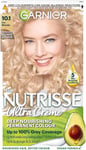 Garnier Nutrisse Permanent Hair Dye, Natural-looking, hair 10.1 Ice Blonde