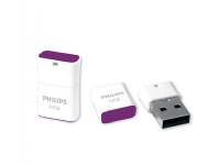 Philips FM64FD85B/00, 64 GB, USB Type-A, 2.0, Keps, Lila, Vit
