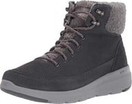 Skechers 16677 Glacial Ultra Woodlands Grey Ladies Lace Up Boots