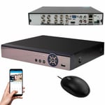 Smart CCTV DVR Recorder 8 Channel Full HD 1080P 4K 8CH Security 2MP/5MP HDMI UK