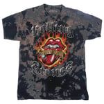 The Rolling Stones Kids Tattoo Flames Dye Wash T Shirt