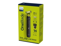 Philips OneBlade Pro QP6541 Face + Body - Trimmer - sladdlös - svart