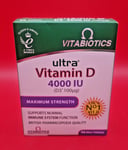 Vitabiotics Ultra Vitamin D3 4000 IU - 96 Tablets