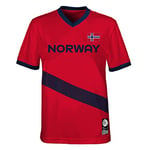 Official 2023 Women's Football World Cup Kids Team Shirt, Norway, Red, 7 Years