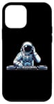Coque pour iPhone 12 mini Astronaute Outer DJ Electronic Beats of House Funny Space
