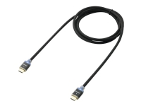 SpeaKa Professional HDMI Tilslutningskabel HDMI-A-stik, HDMI-A-stik 1.00 m Sort SP-7870024 Audio Return Channel, forgyldte stik, sleeved, med LED, Ultra