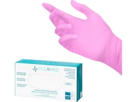Activeshop All4med Diagnostiska Engångshandskar I Nitril Rosa M