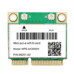 WiFi 6E AX3000H  Wifi  Card BT 5.2 for  PCIE Wi-Fi Adapter for7596