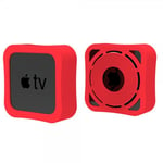 Apple TV 4K 2021 Skal Silikon Röd