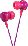 JVC Earphones In Ear 2 Way Listening Style Violet Pink MP3 HA-FX16-VP-E