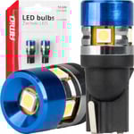 Ledlampor Canbus T10 W5w 5Smd 3030 Vit 12V 24V Amio-04240