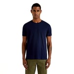 United Colors of Benetton Men's T-Shirt Jumper, Blue (Blu 016), Medium