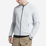 Men’s Nike Tech Knit Pack Jacket Pure Platinum White Size Medium OG 832178-100