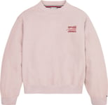 Tommy Hilfiger Natural Dye Script Cn Sweatshirt Broadway Pink