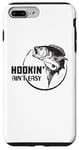 Coque pour iPhone 7 Plus/8 Plus hookin' ain't easy vintage fisherman funny fishing dad