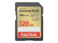 SANDISK – Extreme PLUS 128GB SDXC 190MB/s UHS-I (SDSDXWA-128G-GNCIN)