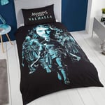 Assassin's Creed Valhalla Single Duvet Cover Reversible Bedding Set