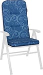 Angerer Coussin, Exclusif pour Chaise Coussin de Fauteuil Design Santorin, Bleu, 120 x 50 x 7 cm, 1024/096
