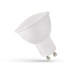1,5W LED spotlight - Mjölkvit front, 230V, GU10 - Dimbar : Inte dimbar, Kulör : Varm