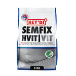 Hey'di Flislim semfix hvit heydi 5kg 