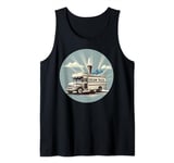 Vacation Ice Cream Truck Costume for Summer memories Lovers Tank Top