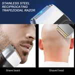 Electric Foil Rechargeable Bald Head Beard Trimmer LCD Mustache GSA
