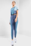 Women's Nike One Shirt Leggings Outfit Sz S Aqua Blue Sky Blue DQ555 491