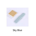 5 Pieces Toilet Seat Handle Cover Lifter Lifting Sticker Tool Sky Blue