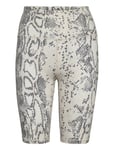 Oat White Viper Biker Shorts Patterned Aim´n