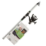 Shakespeare Catch More Fish 2 Telescopic Spinning Rod/ Reel Combo│8ft - 20/60g