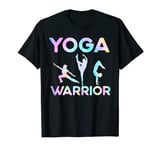 Tie Dye Yoga Warrior Poses T-Shirt