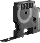Dymo S0720610 / 45021 Vit text / Svart tejp 12 mm x 7 m tejp - Kompatibel