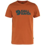 FJALLRAVEN Logo T-shirt M - Marron / Orange taille L 2024