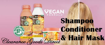 Garnier Ultimate Blends Hair Food Pineapple & Amla Shampoo, Conditioner and Mask