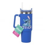DISNEY STITCH Isolerad sugrörsmugg blå 900 ml