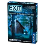 Thames & Kosmos EXIT: The Return to the Abandoned Cabin, Escape Room Card Game, Family Games for Game Night, Board Games for Adults and Kids, For 1 to 4 Players, Ages 12+