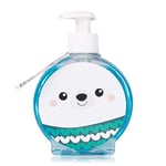 Accentra Bear Christmas Hand Soap in Pump Dispenser, Polar Bear Design, 350 ml Hand Soap in Pump Dispenser, Liquid Soap, Scent: Peppermint Swirl