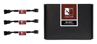 Noctua NA-SRC7, 4 Pin Low-Noise Adaptor Cables for PC fans (Black)