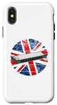 iPhone X/XS Harmonica UK Flag Harmonicist Britain British Musician Case
