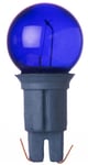 Microlampa Push-In 12V 1,14W Blå 5-Pack